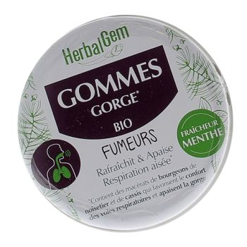 Bio-Halsbonbons für Raucher HerbalGem - 45g Dose