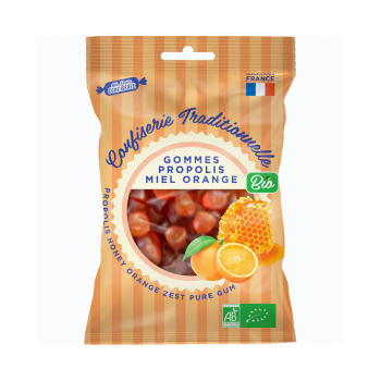 Propolis-Honig-Orangen-Bonbons Bio Meine kleine Süßigkeit - Beutel mit 100 g