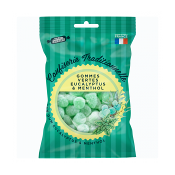 Grüne Eukalyptus-Menthol-Bonbons Meine kleine Süßigkeit - 100 g Beutel