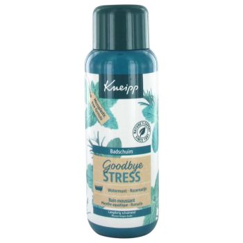 Goodbye Stress Schaumbad mit Wasserminze und Rosmarin Kneipp - Flasche mit 400 ml