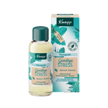 GoodbyeStress Massageöl mit Wasserminze und Rosmarin Kneipp - Flasche mit 100 ml