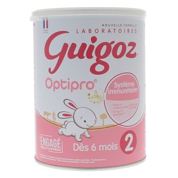 Guigoz Optipro Milch 2. Alter ab 6 Monaten - Dose mit 780 g