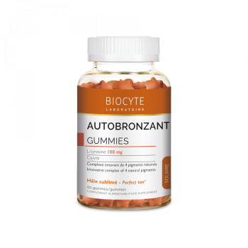 Autobronzant Gummies Biocyte - 60 Gummis Dose