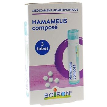 HAMAMELIS Granulat Boiron - 3 R&ouml;hrchen zu 4g