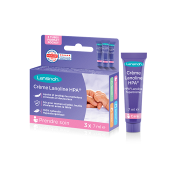 HPA Lanolin-Creme Lansinoh - Box mit 3 Tuben zu je 7 ml
