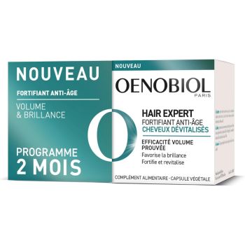 Haar Experte Anti-Aging Stärkung Oenobiol - 2er Pack mit 30 Kapseln