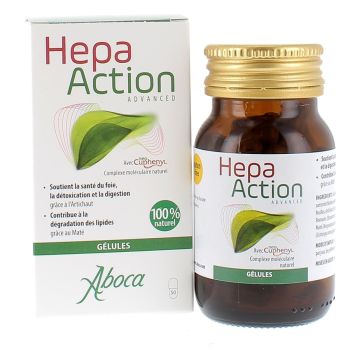 Hepa Action Advanced Aboca - Flasche mit 50 Kapseln
