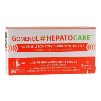 Hepatocare Gomenol - Packung mit 40 Tabletten