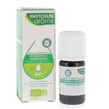 Bio Rosmarinöl mit Verbenon Phytosun Arôms - Flasche mit 5 ml