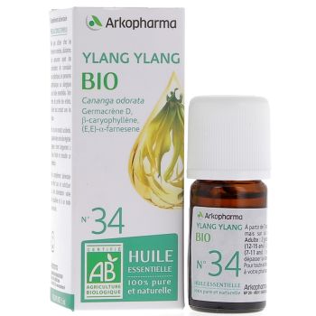 Ätherisches Öl Ylang Ylang Bio Nr. 34 Arkopharma - Flasche mit 5 ml
