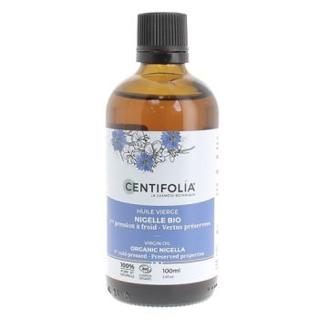 Bio-Nigella-Pflanzenöl Centifolia - Flasche mit 100 ml