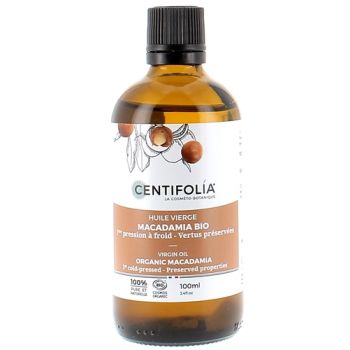 Bio Macadamia-Nussöl Centifolia - Flasche mit 100 ml