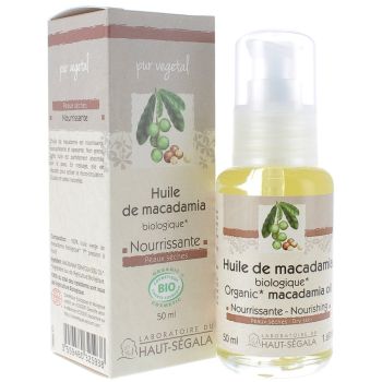 Bio Macadamia Öl Nährend Laboratoire Haut-Ségala - Flasche mit 50 ml