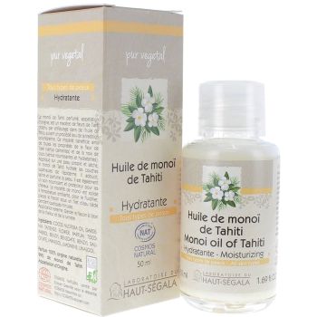 Bio-Hydratisierendes Monoï-Öl aus Tahiti Laboratoire Haut-Ségala - Flasche mit 50 ml