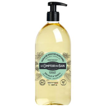 Duftendes Duschöl Escale à Tahiti Le Comptoir du Bain - Pumpflasche 1 L