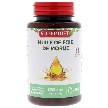 Lebertran Super Diet - Dose von 120 Kapseln