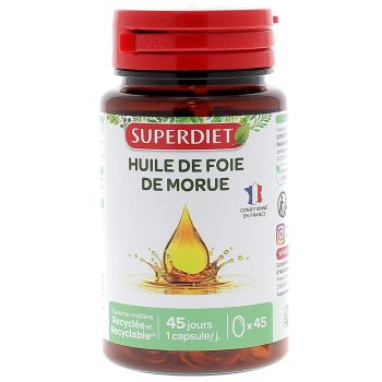 Lebertran Super Diet - Dose von 45 Kapseln