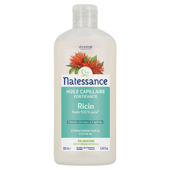 100% reines Rizinusöl Natessance - 250ml Tube
