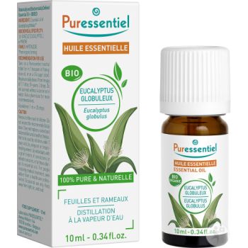 Bio ätherisches Öl Eukalyptus globulus Bio Puressentiel - Flasche mit 10 ml