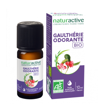 Ätherisches Öl von duftendem Wintergrün bio Naturactive - Flasche mit 10 ml