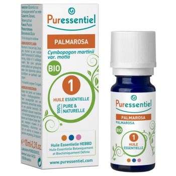 Palmarosa ätherisches Öl Puressentiel - Flasche mit 10 ml