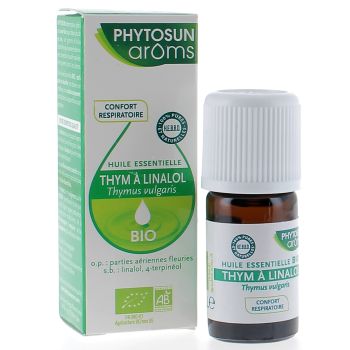 Bio-Thymianöl mit Linalool Phytosun Arôms - Flasche mit 5 ml