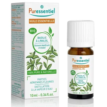Bio-Basilikum ätherisches Öl Puressentiel - Flasche mit 10 ml
