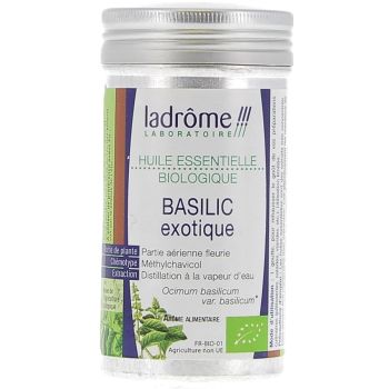 Ätherisches Öl exotisches Basilikum Bio Ladrôme - Flasche mit 10 ml