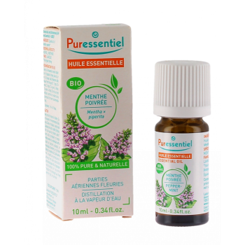 Bio &auml;therisches &Ouml;l Pfefferminze Puressentiel - Flasche mit 10 ml