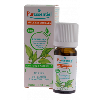 Bio &auml;therisches &Ouml;l Ravintsara Puressentiel - Flasche mit 10 ml