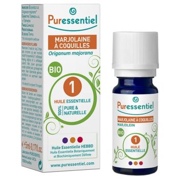 Bio ätherisches Öl Majoran Puressentiel - Flasche mit 5 ml