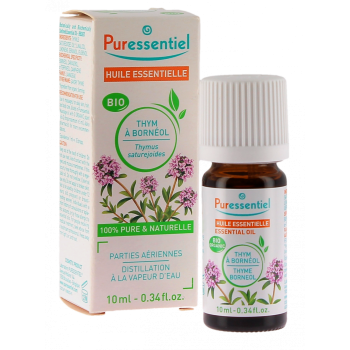 Bio-Thymian-Ätherisches Öl mit Borneol Puressentiel - Flasche mit 5 ml