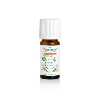 Bio ätherisches Öl Vetiver Puressentiel - Flasche mit 5 ml