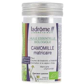 Bio Kamille Matricaria ätherisches Öl Ladrôme - Flasche mit 5 ml