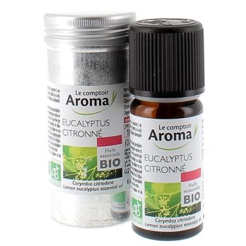 Bio Zitronen-Eukalyptus-Ätherisches Öl Le Comptoir Aroma - Flasche mit 10 ml