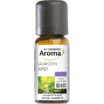 Ätherisches Öl von Lavandin super bio Le Comptoir Aroma - Flasche mit 10 ml