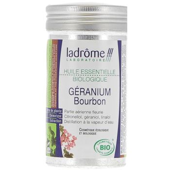 Bio ätherisches Öl Geranium Bourbon Ladrôme - Flasche mit 10 ml