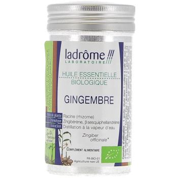 Bio Ingwer ätherisches Öl Ladrôme - Flasche mit 10 ml