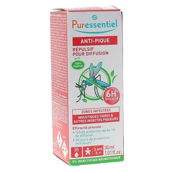Anti-Stich Repellent zur Diffusion Puressentiel - Flasche mit 30 ml