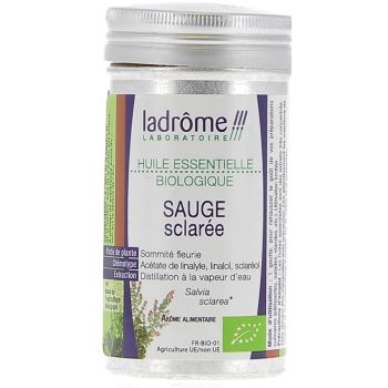 Bio-Salbei ätherisches Öl Ladrôme - Flasche mit 10 ml