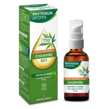 Bio-Hanf-Pflanzenöl Phytosun arôms - Pumpflasche 50 ml
