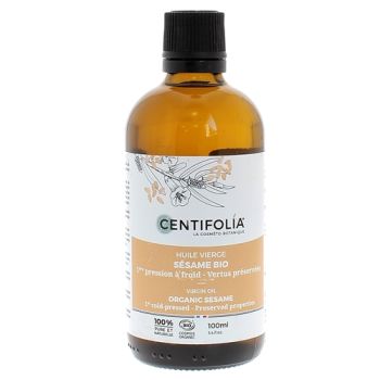 Bio Sesamöl, kaltgepresst Centifolia - Flasche 100 ml