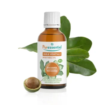 Bio-Macadamia-Pflanzenöl Puressentiel - Flasche mit 50 ml
