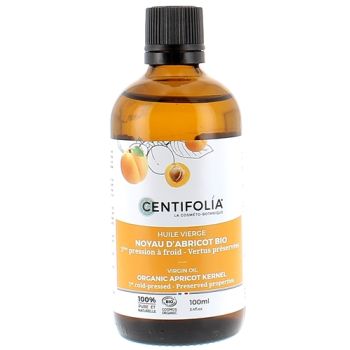 Bio-Aprikosenkernöl Centifolia - Flasche mit 100 ml
