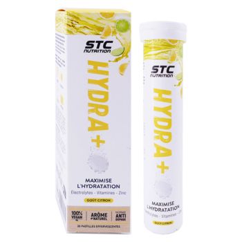 Hydra+ Geschmack Zitrone STC Nutrition - Tube mit 20 Tabletten