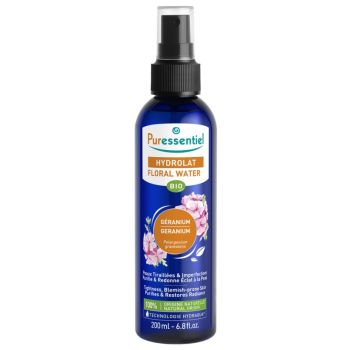 Hydrolat Blütenwasser Bio-Geranie Puressentiel - Spray mit 200 ml