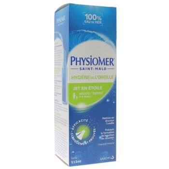Sternförmige Ohrenhygiene Physiomer - Flasche mit 115 ml
