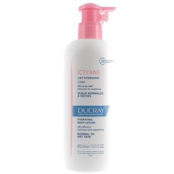 Ictyane Feuchtigkeitsmilch für den Körper Ducray - Pumpflasche mit 400 ml