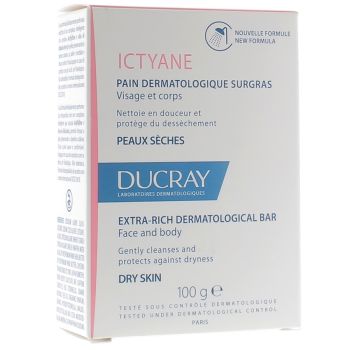 Ictyane Dermatologische Überfettungsseife Ducray - Seife von 100 g