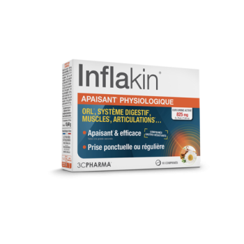 Inflakin beruhigende Physiologie 3C Pharma - Packung mit 10 Tabletten